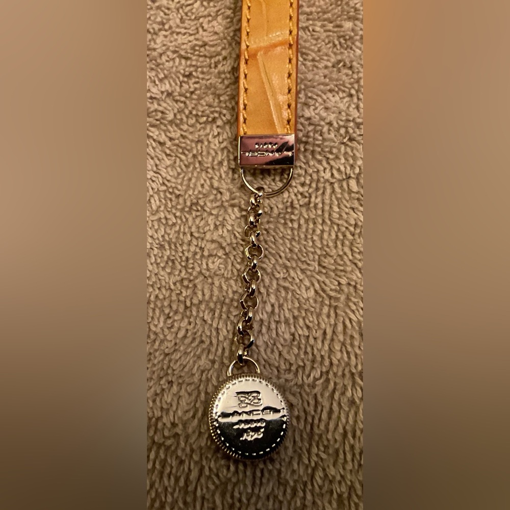 NIB Lancel Paris Double Wrap Leather Bracelet w/ Coin Charm • Made in France - Picture 5 of 10